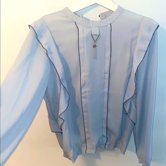 Baby Blue Blouse - Picture 1 of 3